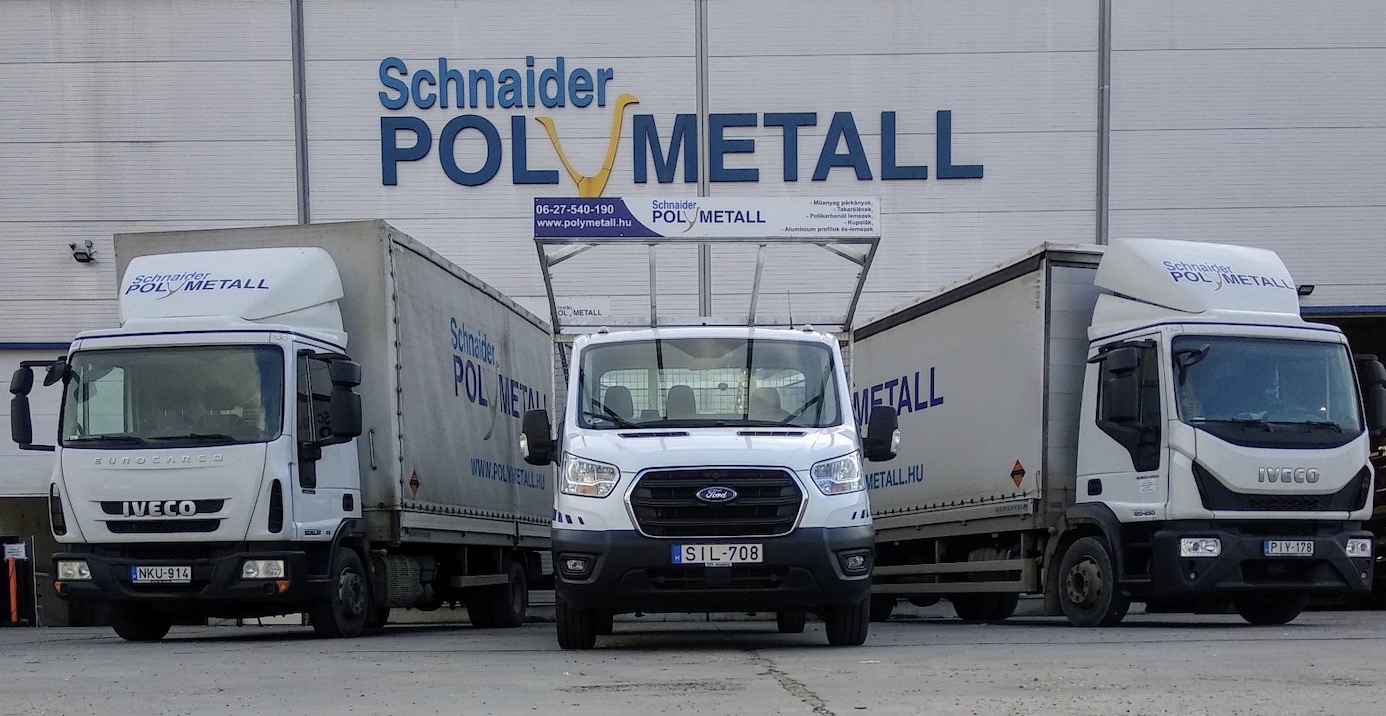 Schnaider Polymetall teherautók szállítás biztosításához
